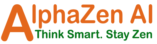 Azai Logo AlphaZenAI (AZAI) - Think Smart. Stay Zen